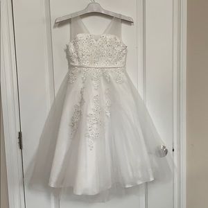 Girls flower girl or communion dress
